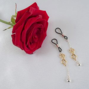 AS101 Women's Non-Piercing Desire Nipple Rings in Silver