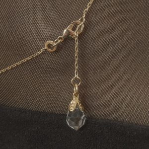 CHC49 Gold Wrist or Ankle Chain with Crystal