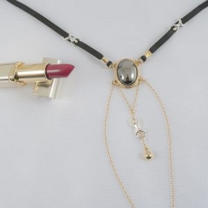 ST176 Women's Impatient Desire G-String with Pendant in Gold