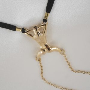 STH915 Men's Lady Luck Waistband & Penis Chain in Gold