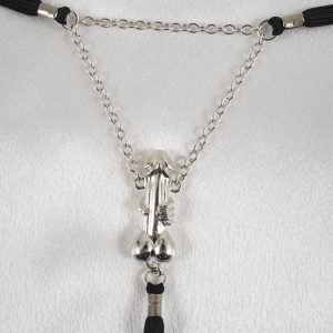 BH167 Silver Penis Excitement Chain Band