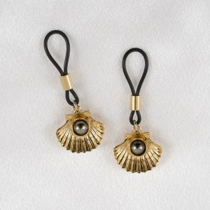 AS118 Gold Ocean Secrets Nipple Jewelry