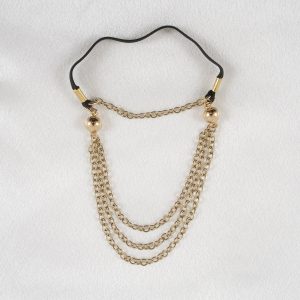 BH176 Gold Triple Draped Chains Penis Band