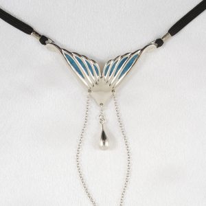 ST205 Womens Silver Mermaid Tail G-String