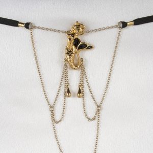 ST206 Womens Gold Mermaid Song G-String