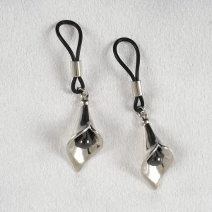 AS127 Silver Lily Nipple Jewelry