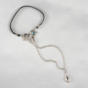 BH179 Silver Leaf with Pendant Penis Band