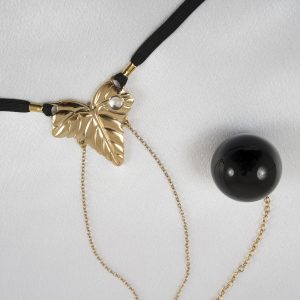 ST216 Womens Gold Delicious Garden G-String Orb