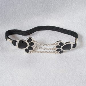 BH187 Silver Feline Cat Paws Penis Band