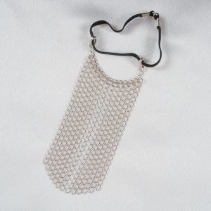BH191 Silver Draped Chains Penis Band