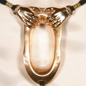 CLT07 Women's Helping Hands non-piercing clit jewelry waist band