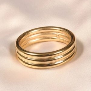 ALL09 Men's gold penis band 4 sizes